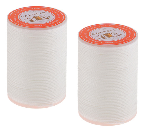 2 Piezas 60 Yardas De Coser De Material Cuero De Práctico