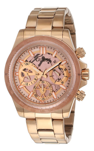 Reloj Guess Mujer 39 Mm Correa Tono Oro Rosa