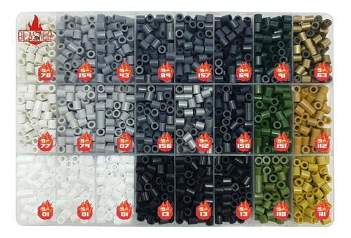 Caja Mostacillas Planchables Hama 5 Mm, 24 Col, 5000 Beads
