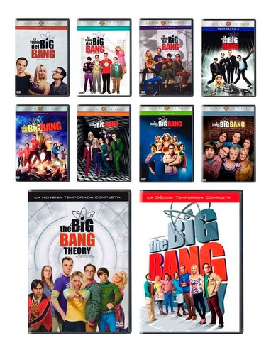 The Big Bang Theory Temporadas 1 2 3 4 5 6 7 8 9 Y 10 Dvd