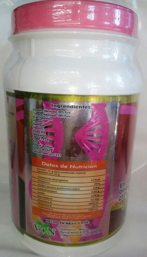 Colágeno Hidrolizado Sabor Fresa Con Ácido Hialuronico
