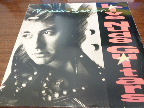 Brian Setzer Live Nude Guitars Vinilo Primera Edicion