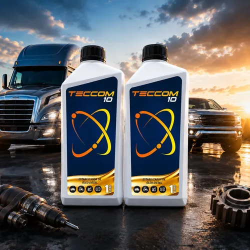 Kit 2 Uni Estabilizador Óleo Diesel Aditivo Teccom 1 Litro