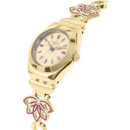 Reloj Swatch Para Mujer Ysg140g Ironía Dorado Acero