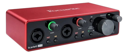 Interface de áudio USB Focusrite Scarlett 2i2 3rd - S