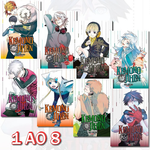 Kemono Jihen - Incidentes Sobrenaturais 1 Ao 8! Mangá Panini! Novo E Lacrado!