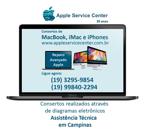 Conserto Reparo Em Campinas E Região Placa Mãe Macbook, iMac