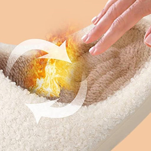 Pantufla Cálida Unisex Invierno De Algodón