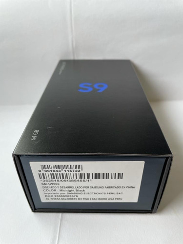 Caja De Samsung Galaxy S9