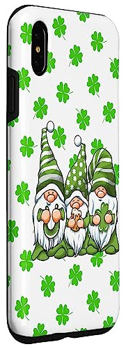 Funda Para iPhone XS Max Three Gnome Plaid Plastico-02