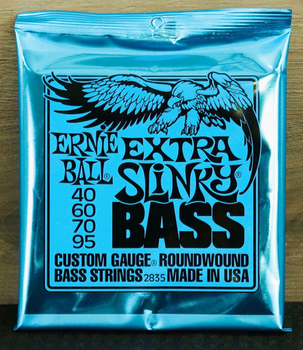 Encordado Ernie Ball Bajo Electrico P02835 040 Extra Slinky