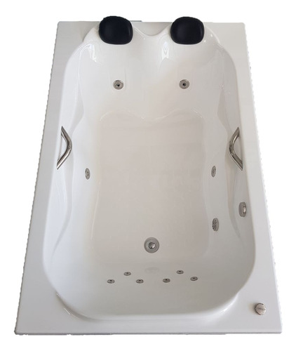 Banheira Hidro Dupla Anatômica Jacuzzi Completa + Luzes 2 Pt