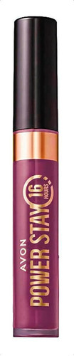 Avon Power Stay Batom Líquido Matte 16h Acabamento Fosco Cor Roxo Roxeando