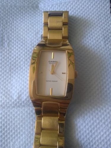 Reloj De Dama Marca Casio Dorado 