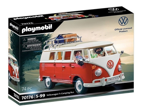 Bus De Camping Playmobil Volkswagen T1 Envio Inmediato