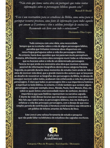 Enciclopédia Da Vida Dos Personagens Da Bíblia De A A Z