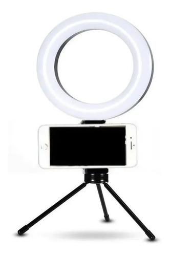 Ring Ligth Iluminador Anel Luz 16cm Make Foto + Tripe