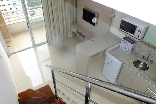 Imagem 3 de 26 de Flat Impecável Para Locação No Brooklin I Duplex I 1 Suíte I 1 Vaga I 47m² - Fl0593