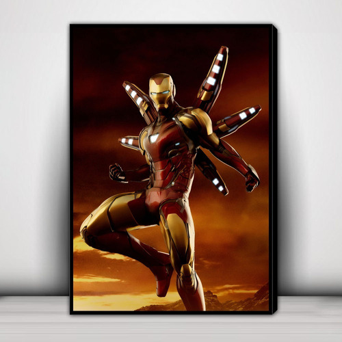 Cuadro Decorativo Avengers Tony Stark Iron Man F511