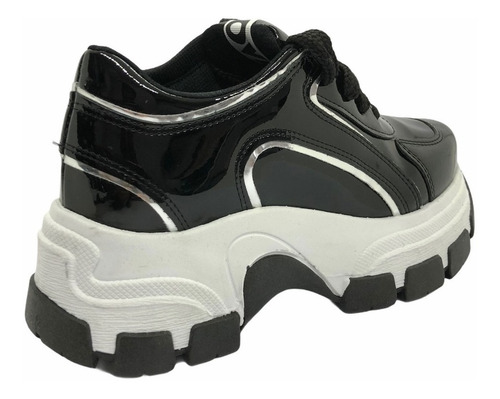 Imagen 3 de 5 de Zapatos Zapatillas Sneakers Urbana Mujer Plataforma Moda 500