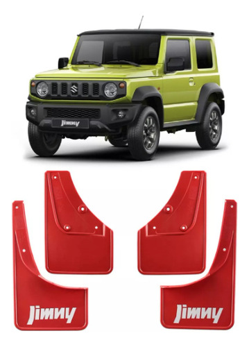 Loderas Para Suzuki Jimny 2021 2022 2023 Color Rojo