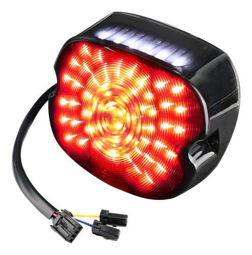 Kuqiqi Luz Trasera Led Freno Para Motocicleta Perfil Dyna