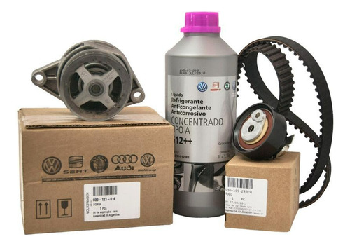 Kit Distrib Orig Vw Suram-correa/tensor/bomba Agua + G 12