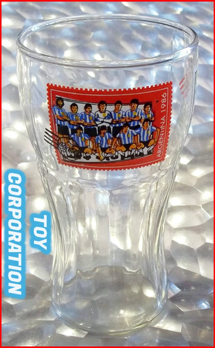 Vaso Coca-cola Selección Argentina Fútbol Campeón México '86