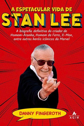 A espetacular vida de Stan Lee, de Fingeroth, Danny. Editora Nova Fronteira Participações S/A, capa mole em português, 2021