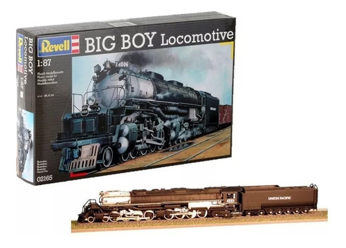 Kit Para  Montar Locomotiva Big Boy - 1/87 - Revell 02165