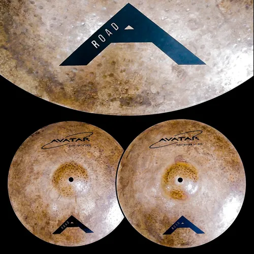 Hi Hat 14 Avatar Road B20 Pratos De Chimbal 14 Pol