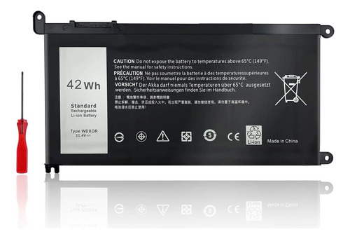 Natno Wdx0r Bateria Para Computadora Portatil Para Dell In