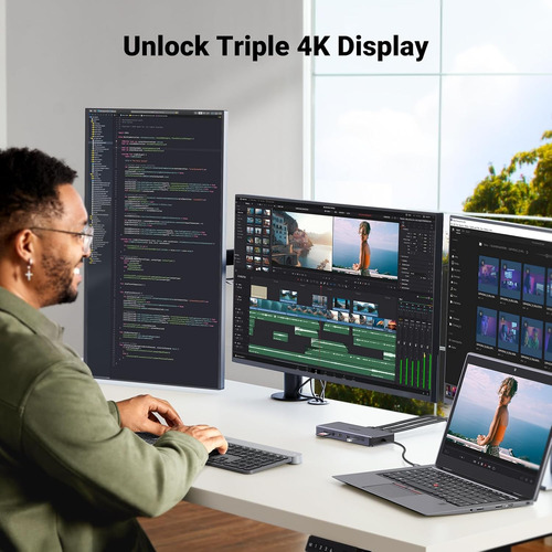 Adaptador Multipuertos 13 En 1 Usb C 4k60hz Ugreen 15978 Col