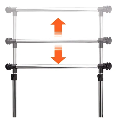 Perchero Extensible Reforzado Movil Desarmable Home Showroom