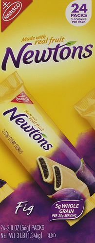 Nabisco Fig Newtons Masticables Galletas, Hecha Con Fruta Re
