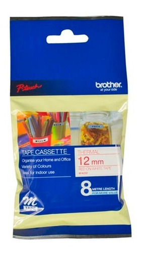 Imagen 1 de 4 de Cinta Brother M-k232bz 12mm Pt-70 Pt-80 Pt-90 M232 M-232 232