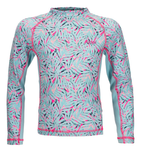 Polera Niña Lippi Sun Pro Uv-stop Long Sleeve Verde V20