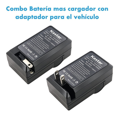 Imagen 3 de 6 de Combo Cargador Mas Bateria En-el5 - P100 P10 P80 P90