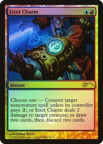 Magic Mtg Izzet Charm (fnm) Promo (foil)