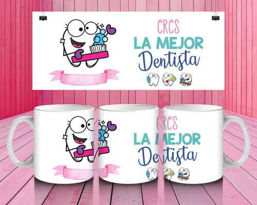 Taza La Mejor Dentista, Mug 11 Onzas Cerámica