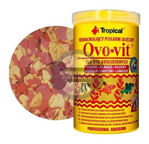 Alimento Peces Ovo-vit 100ml. Base De Huevo Tropical