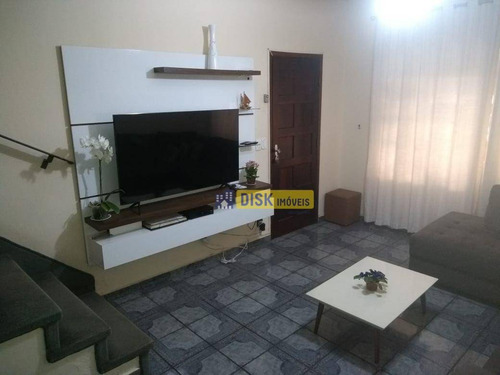 Imagem 2 de 28 de Sobrado Com 3 Dormitórios À Venda, 154 M² Por R$ 550.000 - Vila Gonçalves - São Bernardo Do Campo/sp - So0782