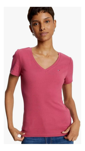 Tommy Hilfiger Blusa Feminina Gola V