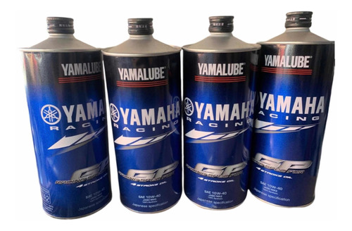 Aceite Yamalube 10w40 Sintetico Gp Racing 4 Litros