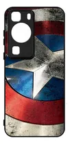 Comprar Funda Protector Case Para Huawei P60 Pro Capitan America