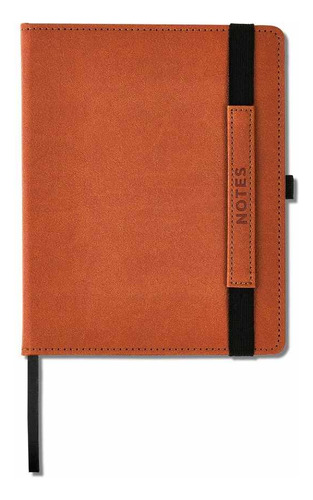 Libreta Diario En Tapa Dura Notas Pen+gear Tipo Vinipiel *sk