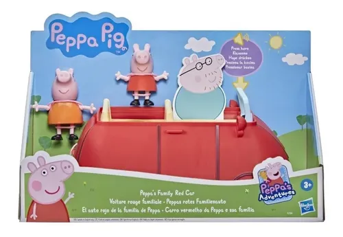 Carro Vermelho Da Peppa Pig E Sua Família - Hasbro F2184