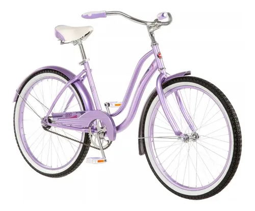 Bicicleta De Crucero Para Dama Schwinn Legacy 24 Purpura