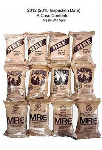 Mres (meals Ready To Eat) Caja A, Menús Militares Originales