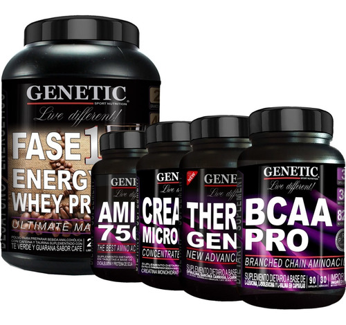 Super Crecimiento Masa Muscular Definida Proteina F1 Genetic